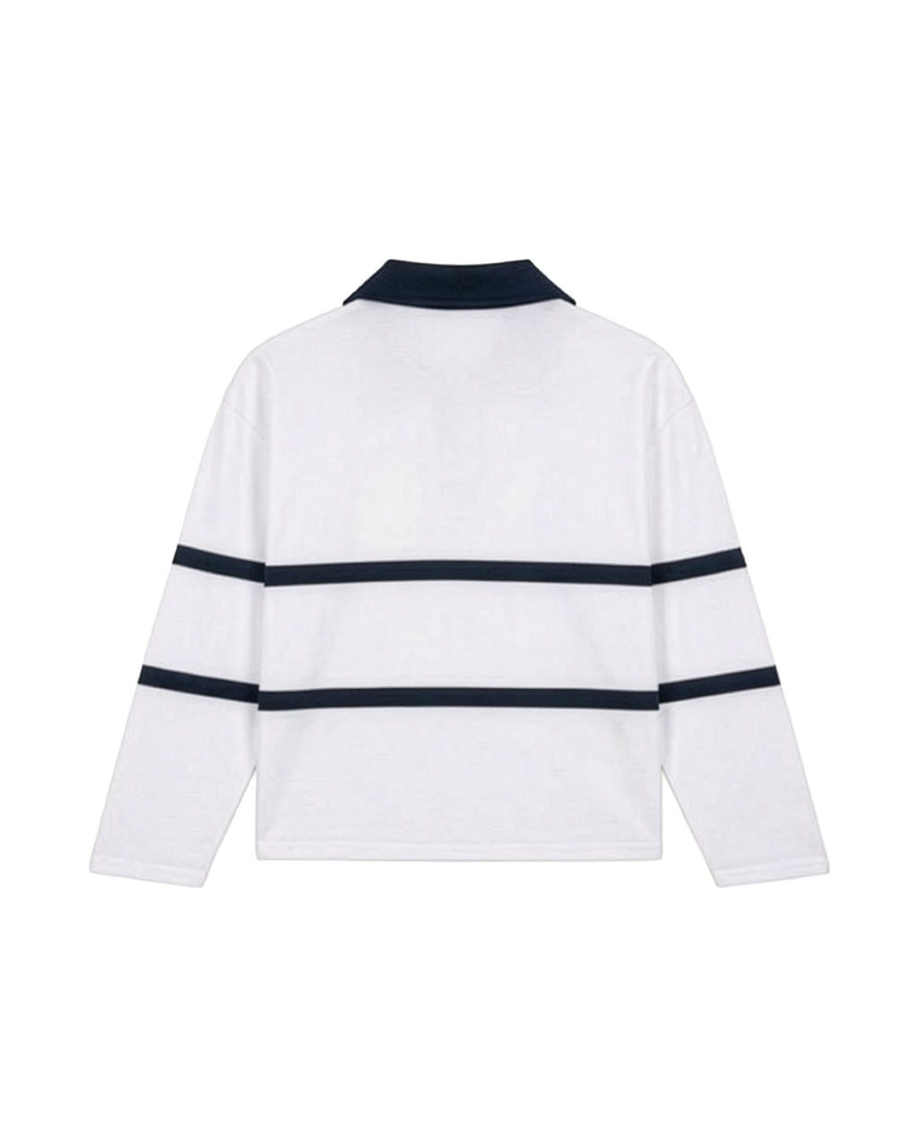 LONG SLEEVE POLO - WHITE