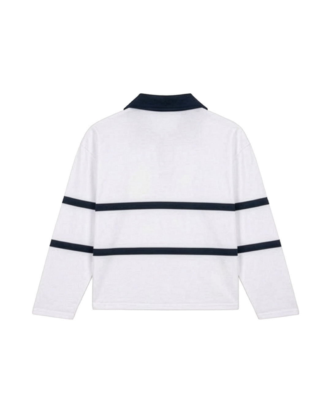 LONG SLEEVE POLO - WHITE